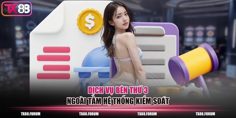 Dịch vụ bên thứ 3 ngoài tầm hệ thống kiểm soát
